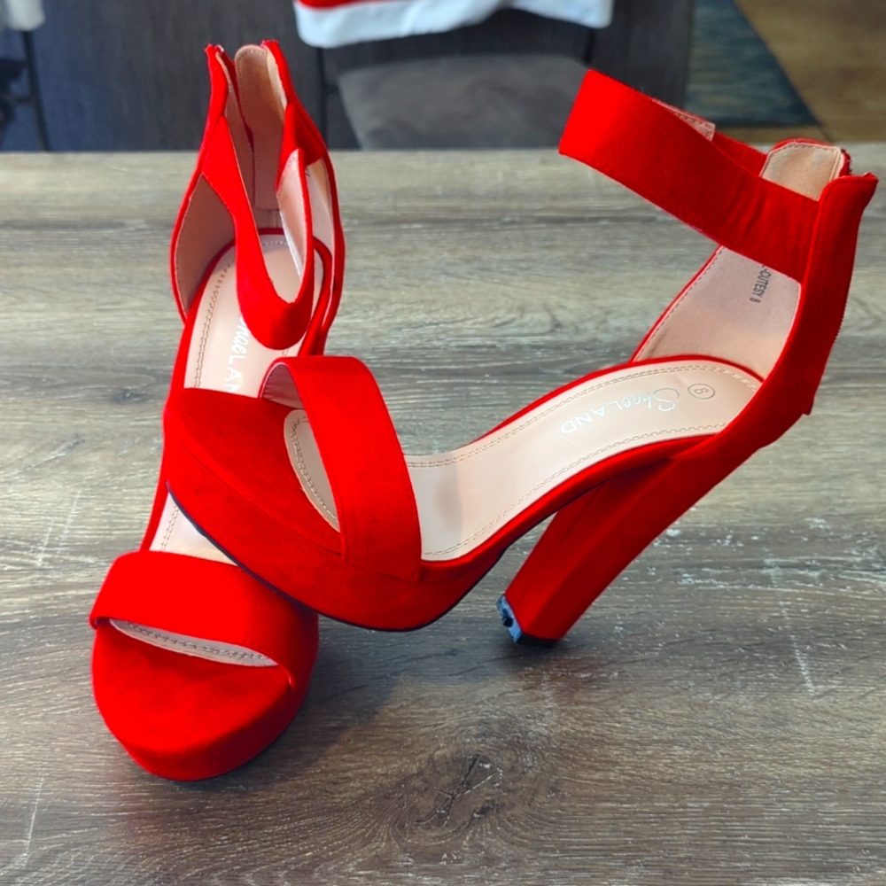 sexy red high heels